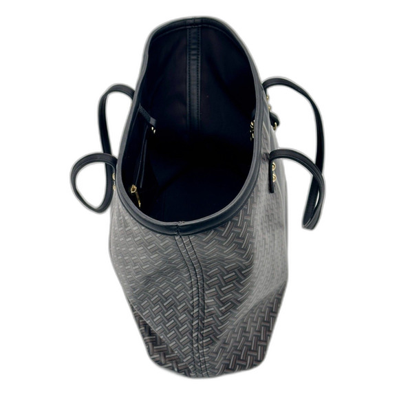 Sondra Roberts Squared Tote Bag – Black & Grey Pattern - Picture 5 of 12